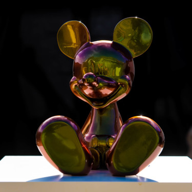 Scultura intitolato "Mickey Assis Color…" da Xavier Wttrwulghe, Opera d'arte originale, Resina