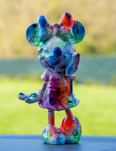 雕塑 标题为“Minnie Art Brut” 由Xavier Wttrwulghe, 原创艺术品, 树脂