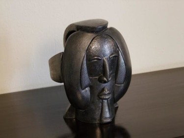 Sculpture titled "Trois Grès ( Inca )" by Xavier Jarry-Lacombe, Original Artwork, Ceramics