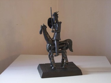 Sculpture titled "Don Quichotte " ( H…" by Xavier Jarry-Lacombe, Original Artwork