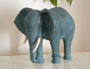 Sculpture titled "Elephant" by Xavier Jarry-Lacombe, Original Artwork