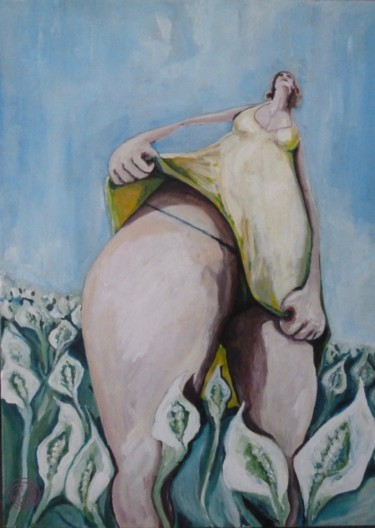 Pintura intitulada "libre" por Xavier Marchand, Obras de arte originais, Acrílico
