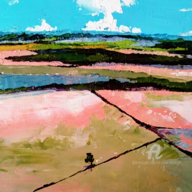 Peinture intitulée "Landscape2020 n°9" par Xi Chen, Œuvre d'art originale, Huile