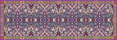 Textile Art titled "Kachina_Berry : (Na…" by Xian Présente Les Abstra_xian, Original Artwork
