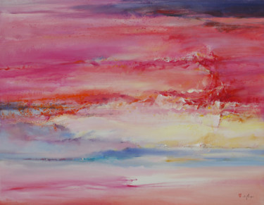 Painting titled "My sky" by Xiaoyang Galas, Original Artwork, Acrylic