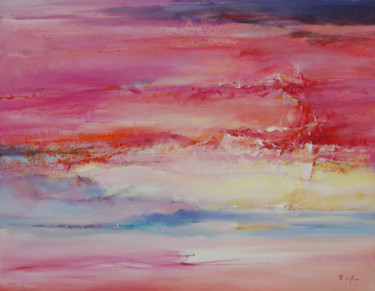My sky Peinture intitulée "My sky" par Xiaoyang Galas, Œuvre d'art originale, Acrylique