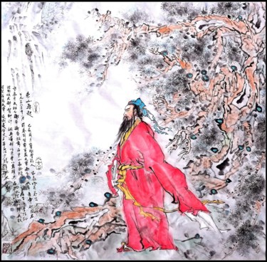 Pintura titulada "Stage comeback" por Rongsong Xie Xie Rong Song, Obra de arte original, Pigmentos