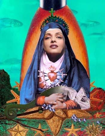 Digital Arts titled "Virgen.jpg" by Ximena Santillana, Original Artwork