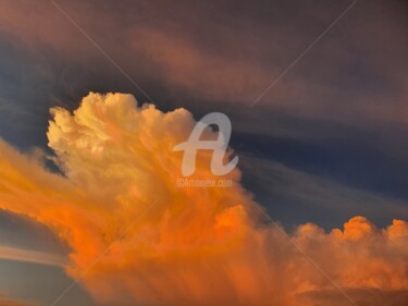 Photography titled "Smoky Sunset Cloud" by Xin Hui Lim, Original Artwork, Digital Photography