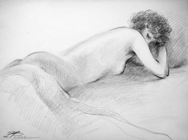 Dessin intitulée "REVERIE" par Wei Mazzolini, Œuvre d'art originale, Autre