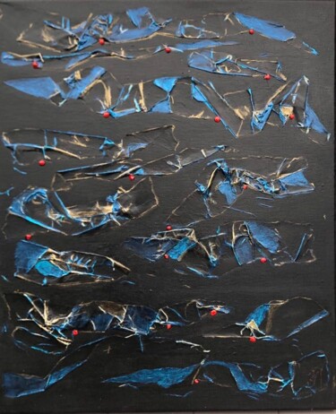 Pintura titulada "Luminescentes parti…" por Xirkys, Obra de arte original, Acrílico Montado en Bastidor de camilla de madera