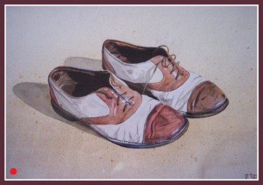 Painting titled "brooklin shoes" by Pascal Serviès, Original Artwork