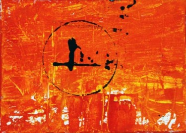 Peinture intitulée "orange02.jpg" par Xristoph, Œuvre d'art originale