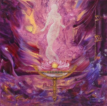 Painting titled "Transmutation" by Xtof, Original Artwork, Acrylic