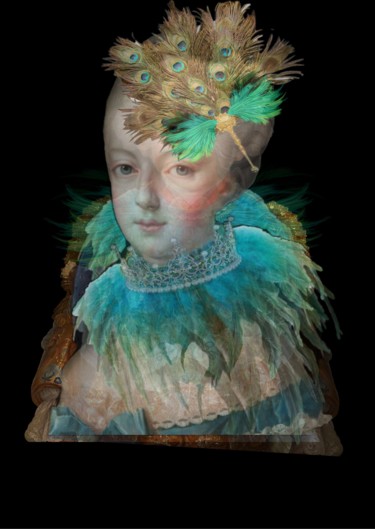 Photographie intitulée "Marie Antoinette" par Xtofer, Œuvre d'art originale, Photographie numérique