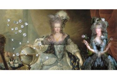 Photographie intitulée "Marie Antoinette in…" par Xtofer, Œuvre d'art originale, Photographie numérique