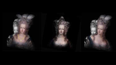 Photographie intitulée "Marie Antoinette tr…" par Xtofer, Œuvre d'art originale, Photographie numérique