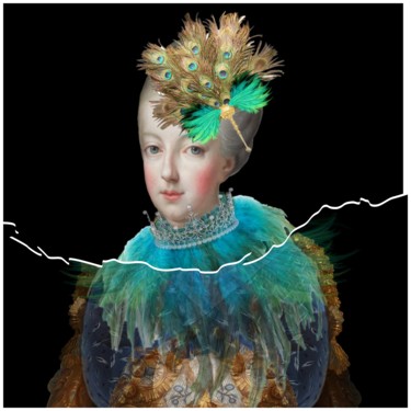 Fotografie getiteld "The French queen 2" door Xtofer, Origineel Kunstwerk, Digitale fotografie