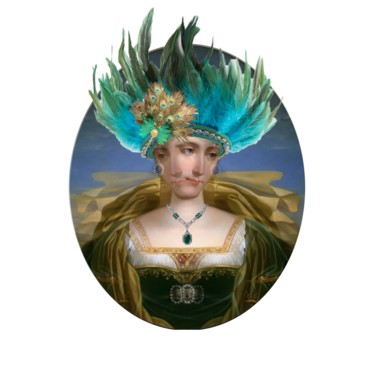 Photographie intitulée "Madame Napoléon" par Xtofer, Œuvre d'art originale, Photographie numérique