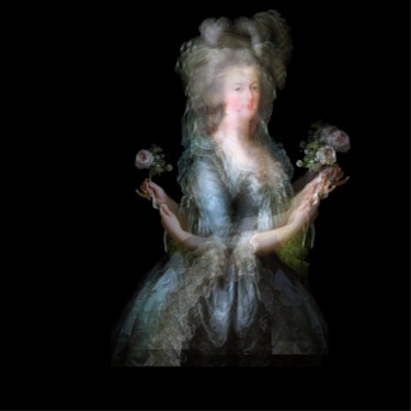 Photographie intitulée "Marie Antoinette 4" par Xtofer, Œuvre d'art originale, Photographie numérique