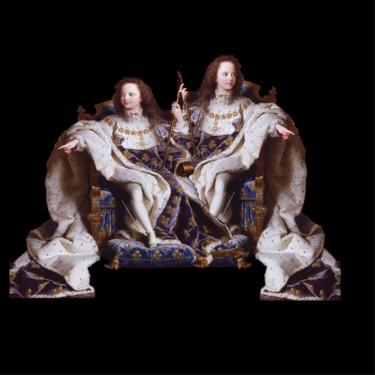 Photographie intitulée "Louis XV" par Xtofer, Œuvre d'art originale, Photographie numérique