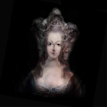 Photographie intitulée "Marie Antoinette" par Xtofer, Œuvre d'art originale, Photographie numérique