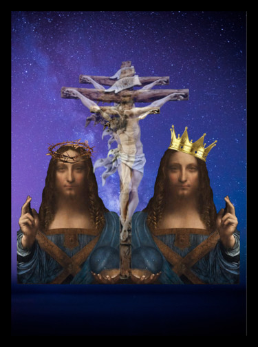 Photographie intitulée "Jesus Sacramento" par Xtofer, Œuvre d'art originale, Photographie numérique