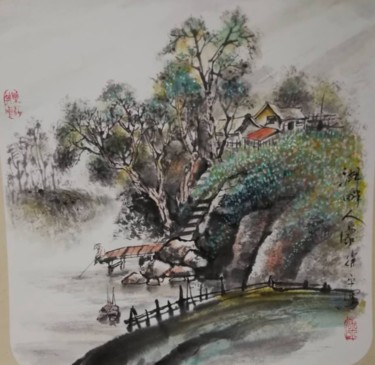 绘画 标题为“Xu Ping, Chinese Pa…” 由Ping Xu 徐平, 原创艺术品, 颜料