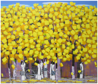 Malarstwo zatytułowany „UNREAL#16” autorstwa Xuan Khanh Nguyen, Oryginalna praca, Akryl