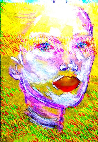 Digitale Kunst mit dem Titel ""lumière"" von Xuélie.S, Original-Kunstwerk, Digitale Malerei