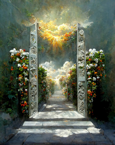 Digital Arts titled "Heavens gate" by Mossart, Original Artwork, 2D Digital Work