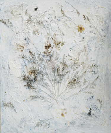 Malerei mit dem Titel "pure" von Echo He, Original-Kunstwerk, Collagen