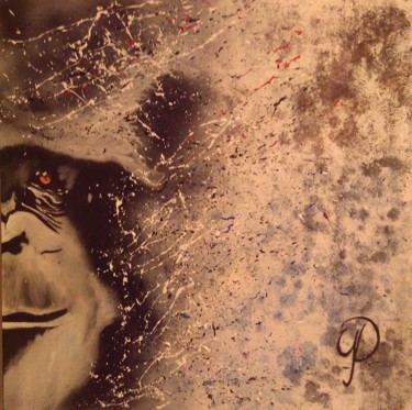 Peinture intitulée "GORILLE" par Yada, Œuvre d'art originale, Acrylique Monté sur Châssis en bois