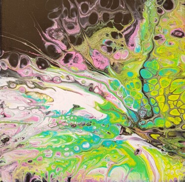 Malerei mit dem Titel "Splashes of summer" von Yael Olga Benin, Original-Kunstwerk, Acryl