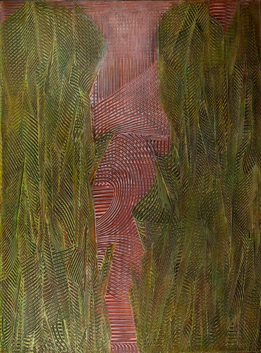 Painting titled "Jungle Fever V" by Yael Salomon, Original Artwork, Acrylic
