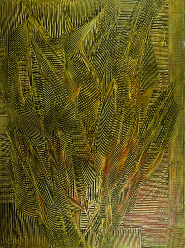 Peinture intitulée "Jungle Fever VI" par Yael Salomon, Œuvre d'art originale, Acrylique