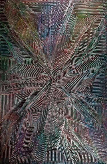 Peinture intitulée "Jungle Fever VII" par Yael Salomon, Œuvre d'art originale, Acrylique