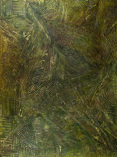 Картина под названием "Lotus IV" - Yael Salomon, Подлинное произведение искусства, Акрил Установлен на Деревянная рама для н…
