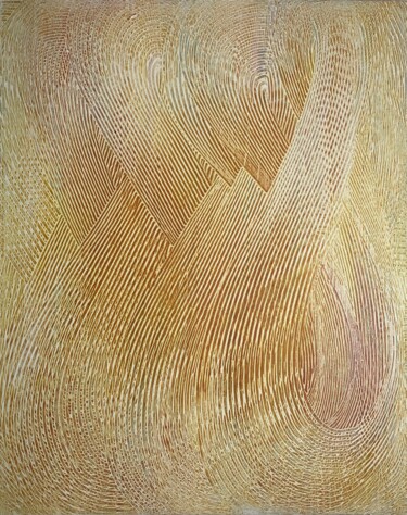 Schilderij getiteld "Eternity Waves I" door Yael Salomon, Origineel Kunstwerk, Acryl