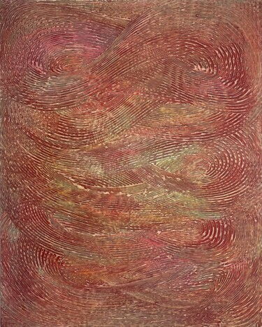 Pittura intitolato "Eternity Waves IV" da Yael Salomon, Opera d'arte originale, Acrilico