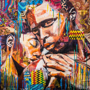 Wax Love Pintura titulada "Wax Love" por Yaël Moon, Obra de arte original, Acrílico
