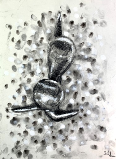 Dessin intitulée "Cliteros V" par Yaël Moon, Œuvre d'art originale, Crayon