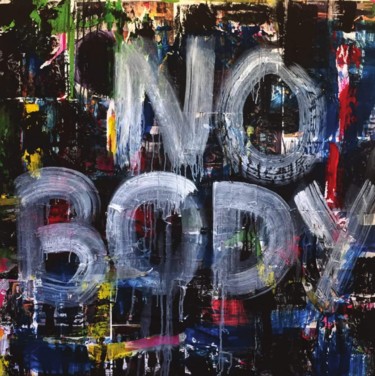 Painting titled "nobody" by Yağmur Turan, Original Artwork, Collages