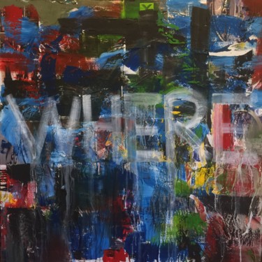 Painting titled "where" by Yağmur Turan, Original Artwork, Collages