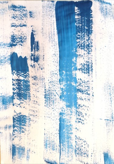 "Blue Abstraction no…" başlıklı Tablo Yağmur Turan tarafından, Orijinal sanat, Akrilik