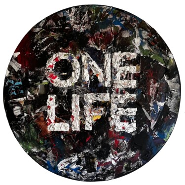绘画 标题为“One life” 由Yağmur Turan, 原创艺术品, 拼贴