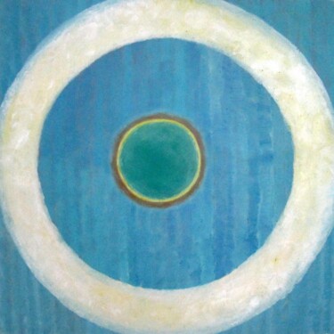 Painting titled "Round 001" by Yakir Zendo, Original Artwork, Oil
