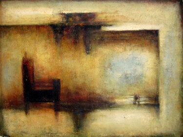 Peinture intitulée "Abstract 021" par Yakir Zendo, Œuvre d'art originale, Huile