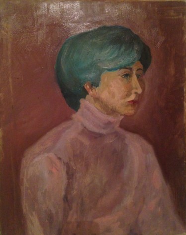 Painting titled "Ева" by Aleksandr Yakobyuk, Original Artwork, Oil