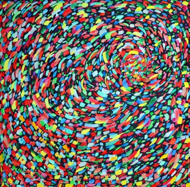 Картина под названием "The vortex" - Svitlana Yatsenko, Подлинное произведение искусства, Акварель